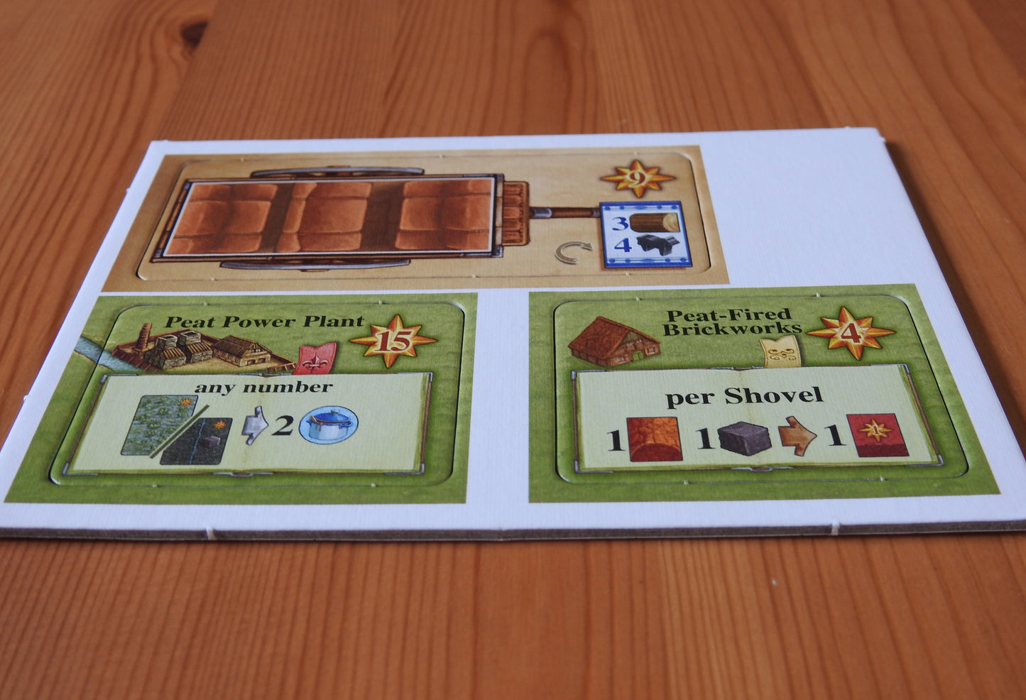 A closer view of all the tiles included in the Fields of Arle Advent Calendar Promo mini expansion.