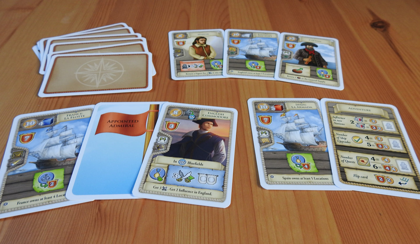 Another view showing a selection of the cards that feature in this mini expansion.