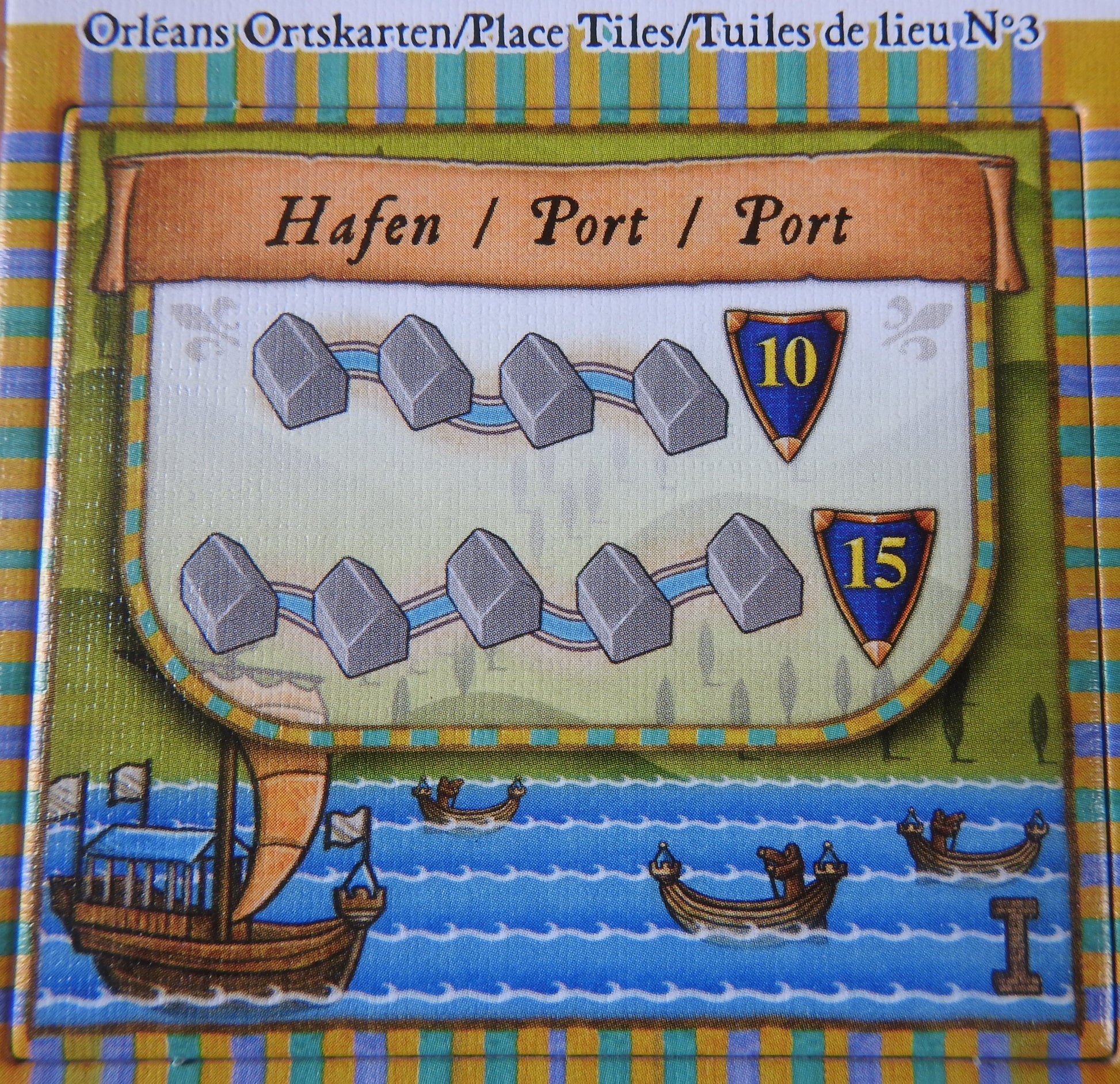 Close-up of the Port new place tile.