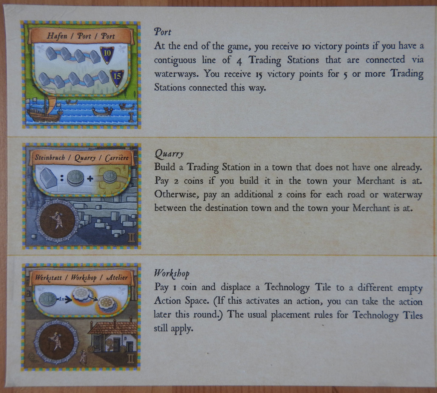 Close-up of the English rules included in this mini expansion.