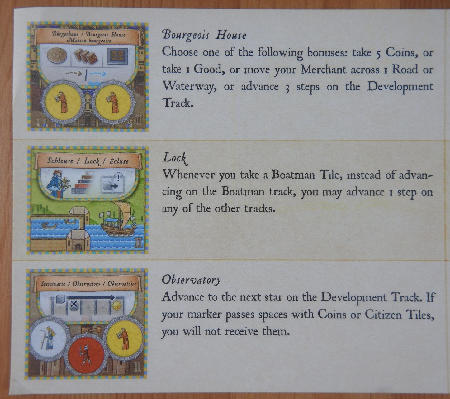 Close-up view of the English rules included in this mini expansion.