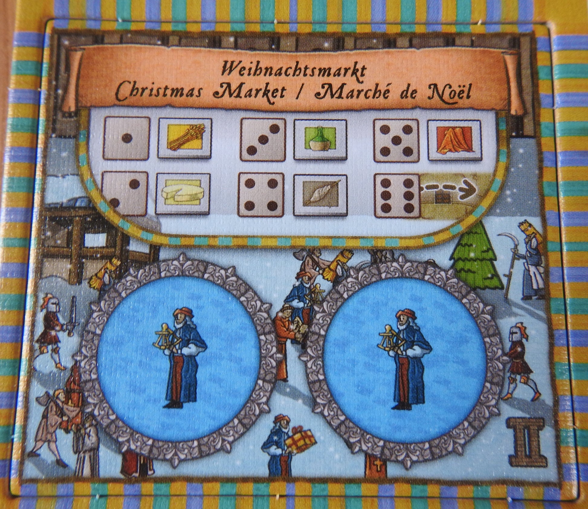 Close-up view of the Christmas Market promo place tile.