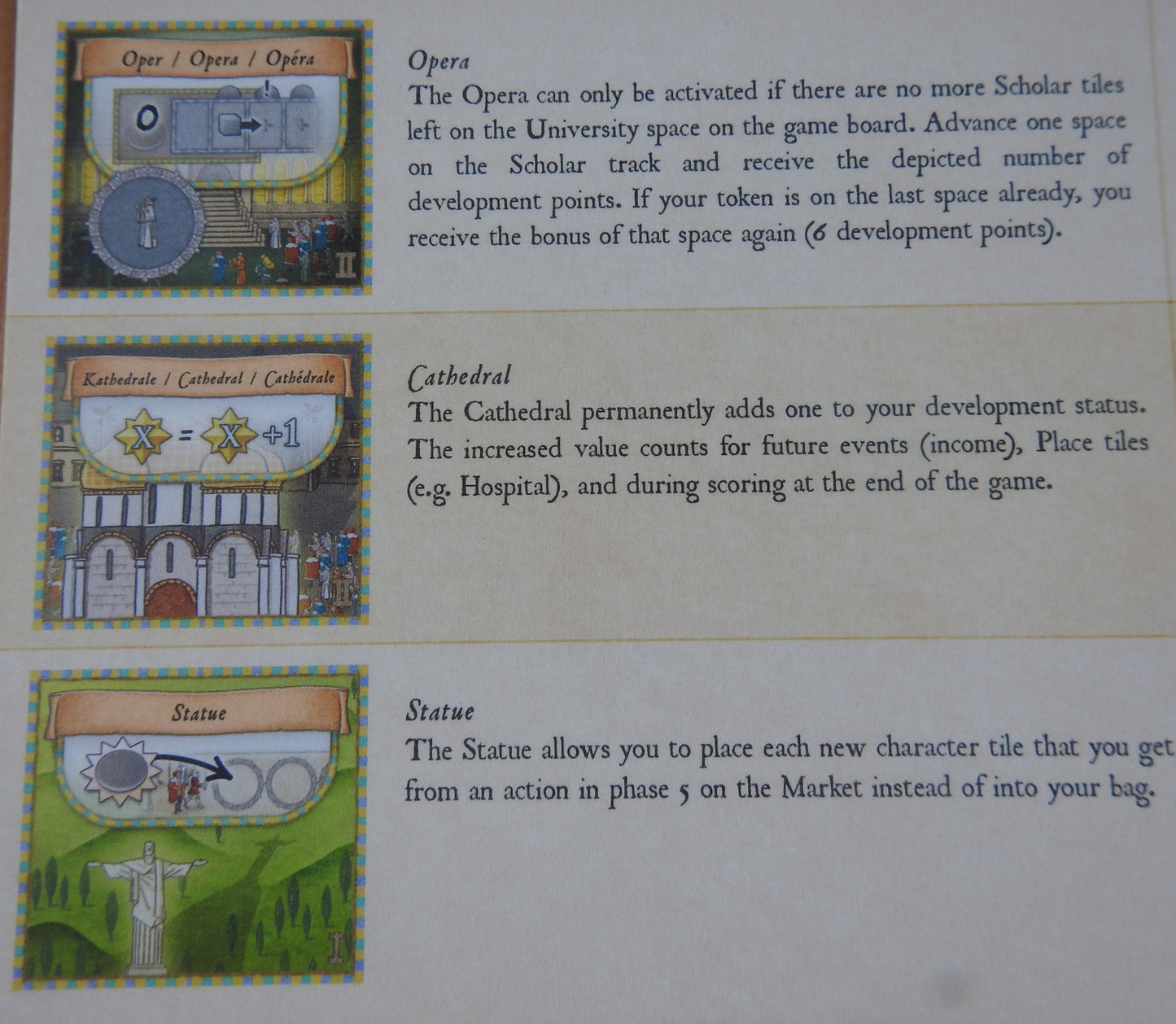 Close-up view of the English rules included with this mini expansion.