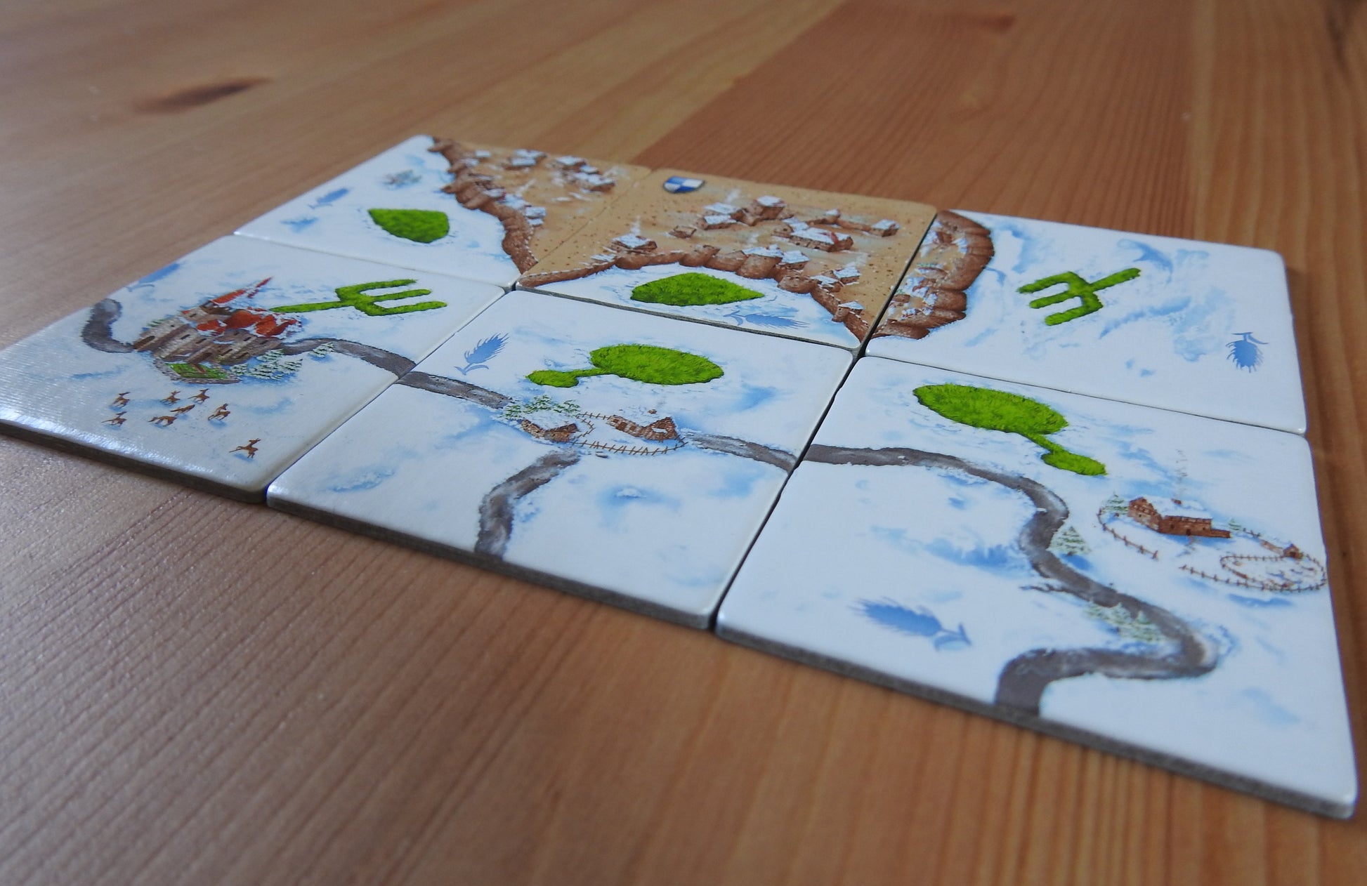 Another side view of the winter tiles - don't they look great!